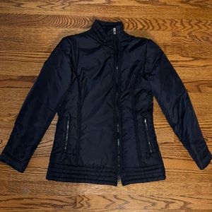 Kenneth Cole Reaction asymmetrical zip coat